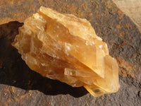 Natural Honey Aragonite Etched & Cobbed Pieces  x 6 From Namibia - Toprock Gemstones and Minerals 