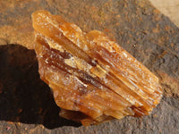Natural Honey Aragonite Etched & Cobbed Pieces  x 6 From Namibia - Toprock Gemstones and Minerals 