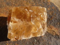 Natural Honey Aragonite Etched & Cobbed Pieces  x 6 From Namibia - Toprock Gemstones and Minerals 