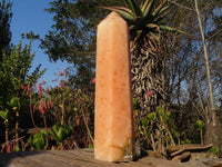 Polished Large Orange Twist Calcite Tower x 1 From Maevantanana, Madagascar - Toprock Gemstones and Minerals 