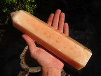 Polished Large Orange Twist Calcite Tower x 1 From Maevantanana, Madagascar - Toprock Gemstones and Minerals 