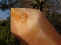 Polished Large Orange Twist Calcite Tower x 1 From Maevantanana, Madagascar - Toprock Gemstones and Minerals 