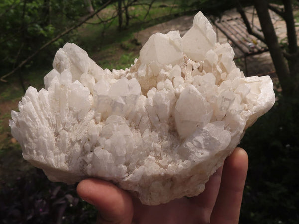 Natural Unusual Quartz Clusters  x 2 From Southern Africa - TopRock