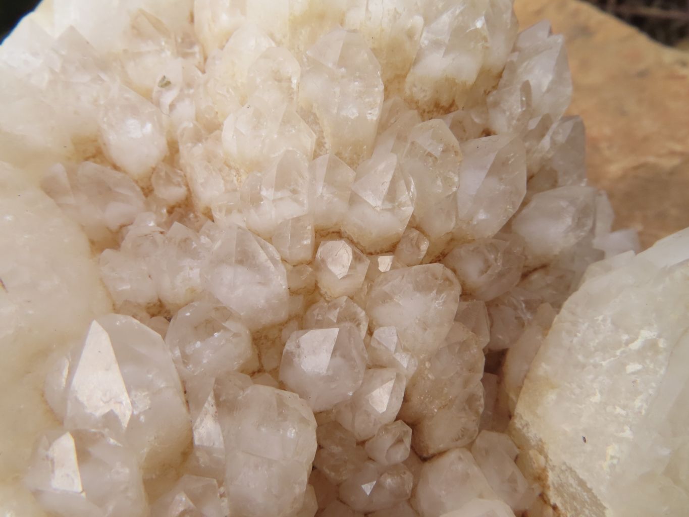 Natural Groovy Extra Large Kitana Cascading Crystal Cluster x 1 From Ambatfinhandrana, Madagascar - TopRock