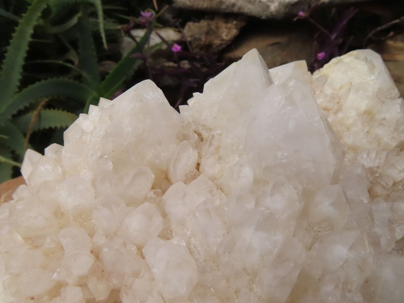 Natural Groovy Extra Large Kitana Cascading Crystal Cluster x 1 From Ambatfinhandrana, Madagascar - TopRock