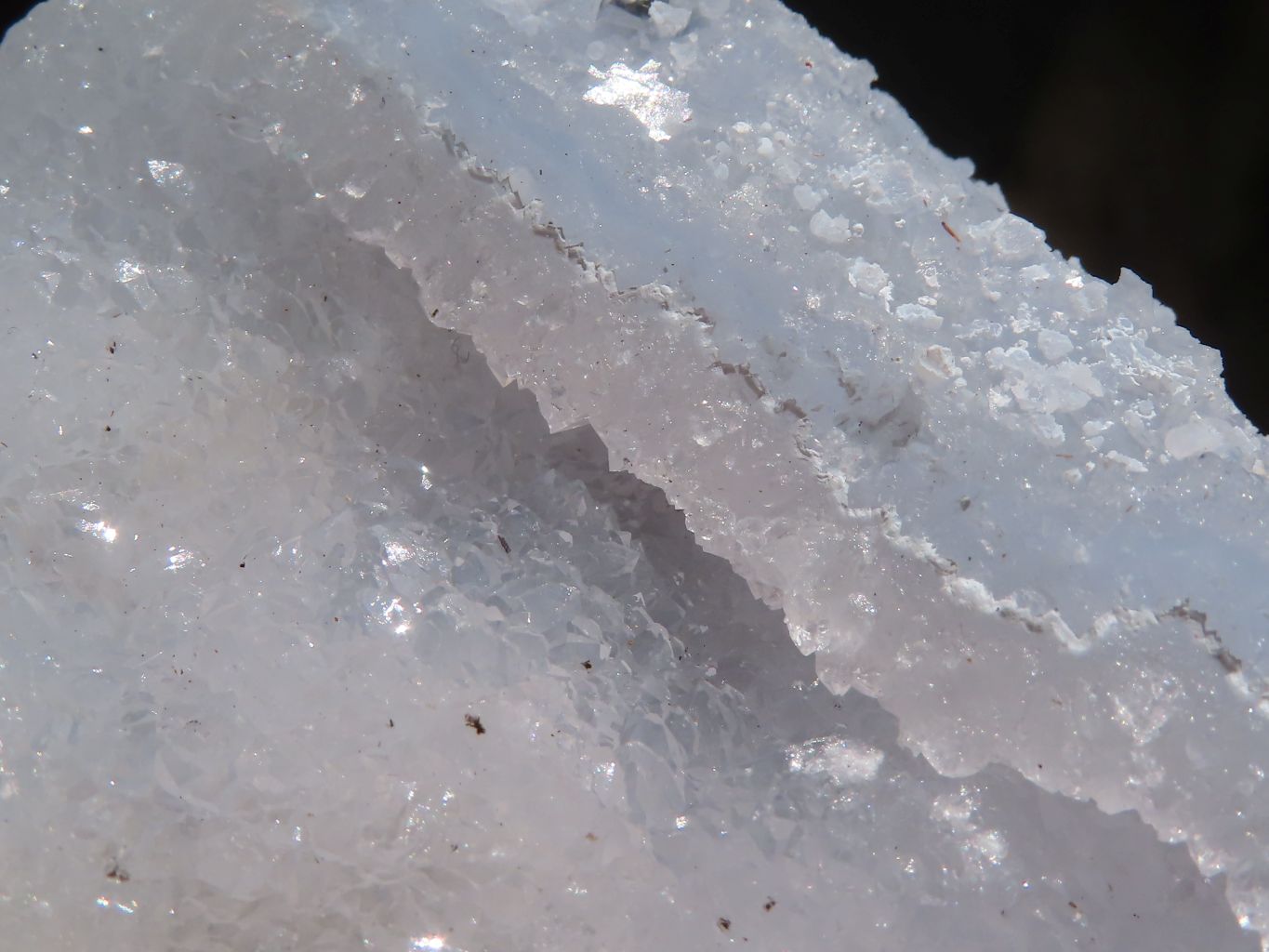 Natural Etched Blue Chalcedony Specimens x 2 From Nsanje, Malawi - Toprock Gemstones and Minerals 