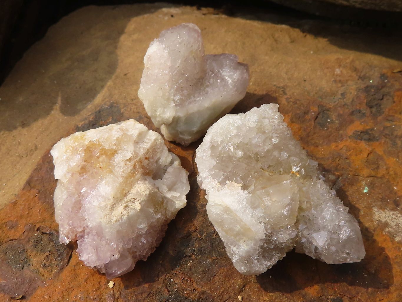 Natural Small Mixed Spirit Quartz Specimens  x 36 From Boekenhouthoek, South Africa - Toprock Gemstones and Minerals 