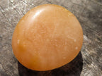 Polished Orange Twist Calcite Palm Stones  x 12 From Madagascar - TopRock