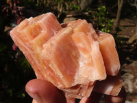Natural New Sunset Orange Calcite Specimens  x 12 From Spitzkop, Namibia - Toprock Gemstones and Minerals 