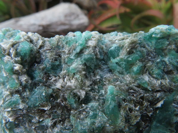 Natural Emeralds In Matrix Specimens x 6 From Sandawana, Zimbabwe - TopRock