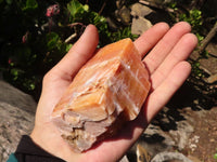 Natural New Sunset Orange Calcite Specimens  x 12 From Spitzkop, Namibia - Toprock Gemstones and Minerals 