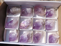 Natural Jacaranda Amethyst Points x 12 From Zambia - Toprock Gemstones and Minerals 