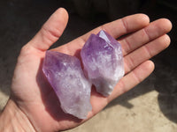 Natural Jacaranda Amethyst Points x 12 From Zambia - Toprock Gemstones and Minerals 