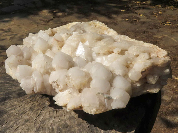 Natural Stunning Large White Quartz Cluster  x 1 From Mandrosonoro, Madagascar - TopRock