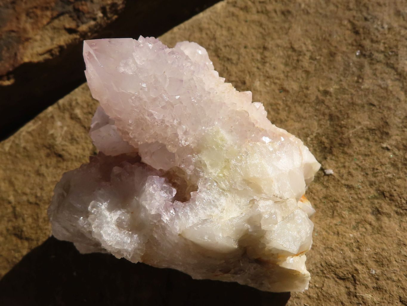 Natural Pale Lilac Spirit Quartz Clusters x 6 From Boekenhouthoek, South Africa - Toprock Gemstones and Minerals 