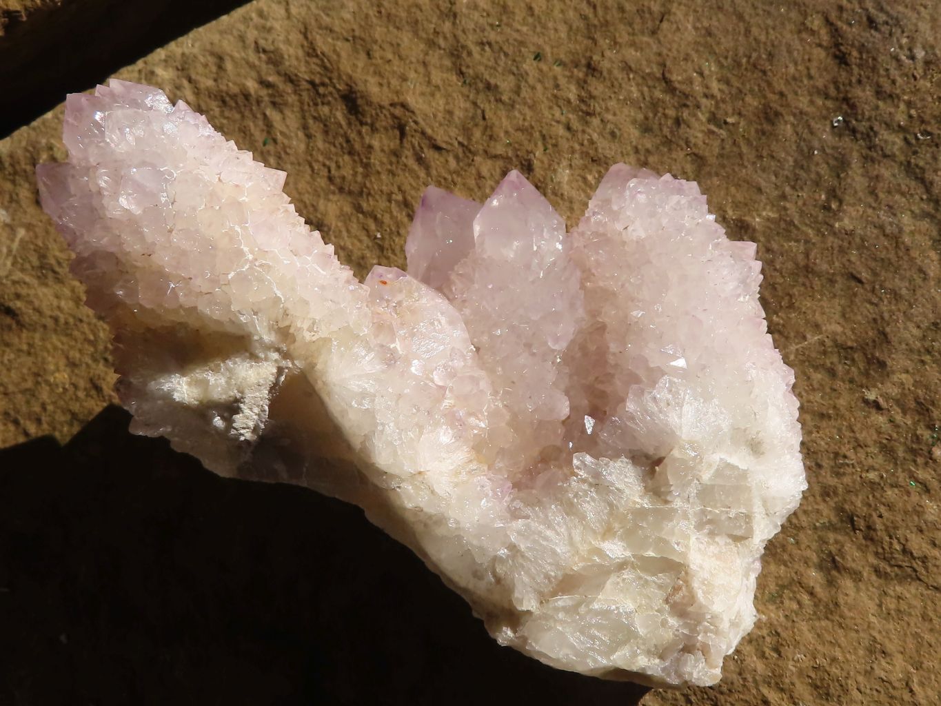 Natural Pale Lilac Spirit Quartz Clusters x 6 From Boekenhouthoek, South Africa - Toprock Gemstones and Minerals 