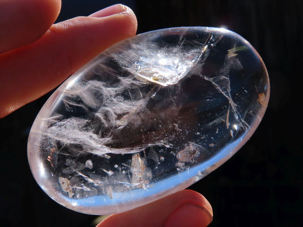 Polished Rock Quartz Crystal Gallets x 12 From Madagascar - TopRock