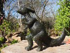 Polished Serpentine Dinosaur Carving x 1 From Zimbabwe - Toprock Gemstones and Minerals 