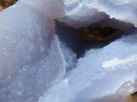 Natural Etched Blue Chalcedony Specimens x 2 From Nsanje, Malawi - Toprock Gemstones and Minerals 