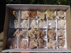 Natural Small Optic to Semi Optic Selected Quartz Clusters x 24 From Madagascar - TopRock
