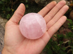 Polished Gemmy Pink Rose Quartz Spheres  x 6 From Ambatondrazaka, Madagascar - TopRock