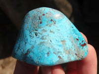 Polished Blue Shattuckite Free Forms  x 6 From Kaokoveld, Namibia - Toprock Gemstones and Minerals 