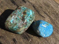 Polished Blue Shattuckite Free Forms  x 6 From Kaokoveld, Namibia - Toprock Gemstones and Minerals 