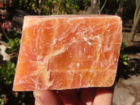 Natural New Sunset Orange Calcite Specimens  x 6 From Spitzkop, Namibia - Toprock Gemstones and Minerals 