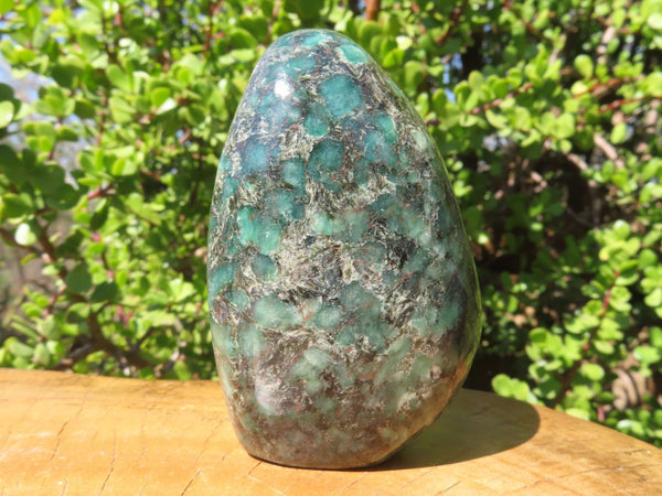 Polished Emeralds In Matrix Free Forms x 2 From Zimbabwe - TopRock