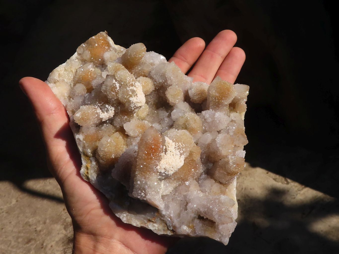 Natural Large White Spirit Quartz Crystal Clusters x 2 From Boekenhouthoek, South Africa - Toprock Gemstones and Minerals 
