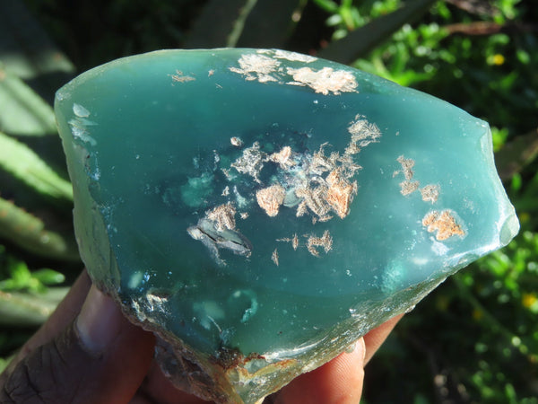 Polished One Side Mtorolite Emerald Chrome Chrysoprase Plates x 6 From Mutorashanga, Zimbabwe - TopRock