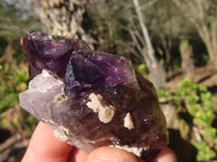 Natural Window Amethyst Crystal Specimens  x 6 From Chiredzi, Zimbabwe - Toprock Gemstones and Minerals 