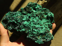 Natural Chatoyant Silky Malachite Specimens  x 2 From Kasompe, Congo - Toprock Gemstones and Minerals 