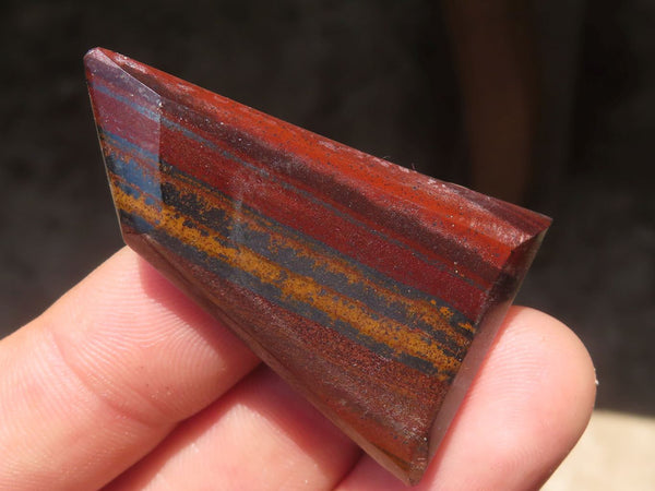 Polished Banded Tiger Iron / Muggle  Stone Jewellery Free Forms  x 13 From Northern Cape, South Africa - TopRock