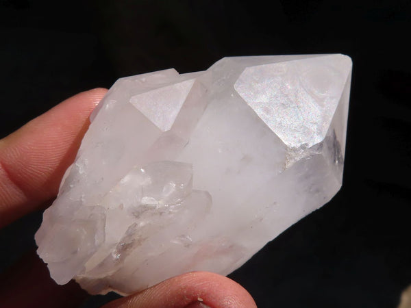Natural Large White Quartz Crystals  x 12 From Madagascar - Toprock Gemstones and Minerals 