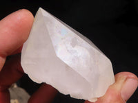 Natural Large White Quartz Crystals  x 12 From Madagascar - Toprock Gemstones and Minerals 