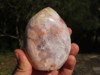 Polished Coral Flower Agate Standing Free Forms x 4 From Antsahalova, Madagascar - TopRock