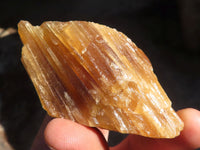 Natural Honey Aragonite Etched & Cobbed Pieces  x 24 From Namibia - Toprock Gemstones and Minerals 