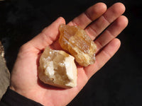 Natural Honey Aragonite Etched & Cobbed Pieces  x 24 From Namibia - Toprock Gemstones and Minerals 