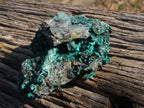 Natural Crystalline Malachite Specimens x 2 From Congo - TopRock