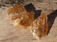 Natural Honey Aragonite Etched & Cobbed Pieces  x 24 From Namibia - Toprock Gemstones and Minerals 