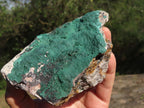 Natural Crystalline Malachite Specimens x 2 From Congo - TopRock