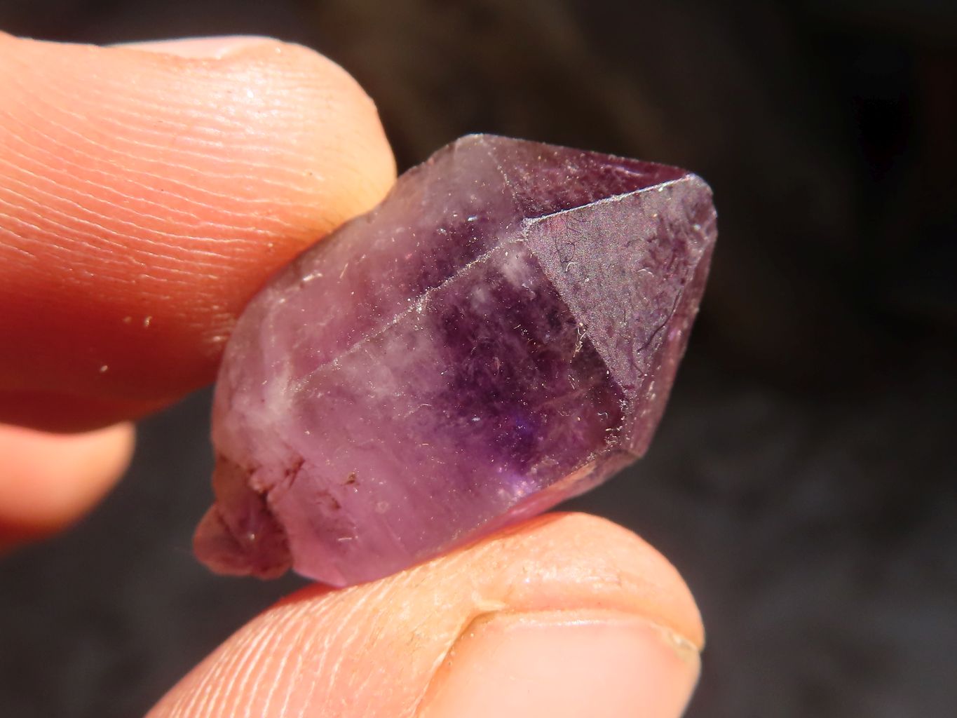 Natural Small Chiredzi Amethyst / Smokey Quartz Crystals - sold per 500g - From Chiredzi, Zimbabwe - Toprock Gemstones and Minerals 