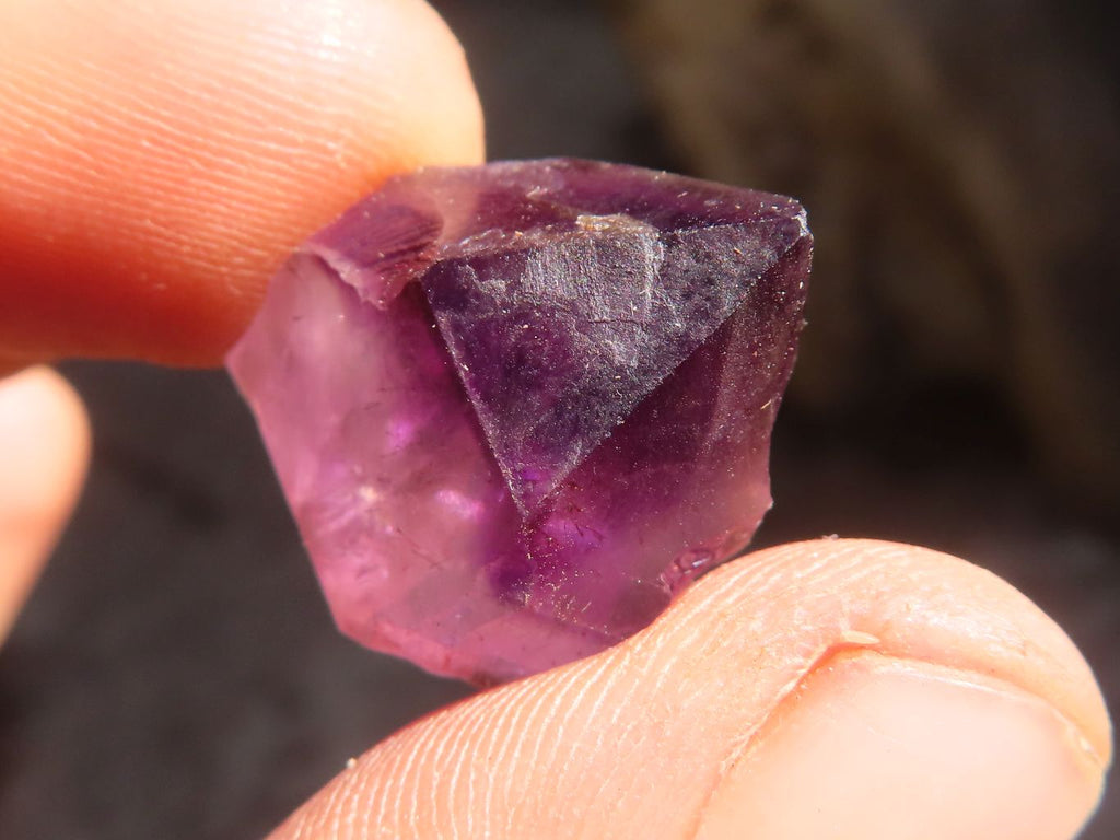 Natural Small Chiredzi Amethyst / Smokey Quartz Crystals - sold per 500g - From Chiredzi, Zimbabwe - Toprock Gemstones and Minerals 