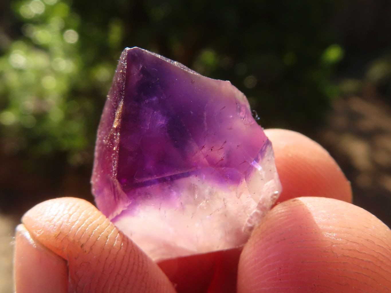 Natural Small Chiredzi Amethyst / Smokey Quartz Crystals - sold per 500g - From Chiredzi, Zimbabwe - Toprock Gemstones and Minerals 