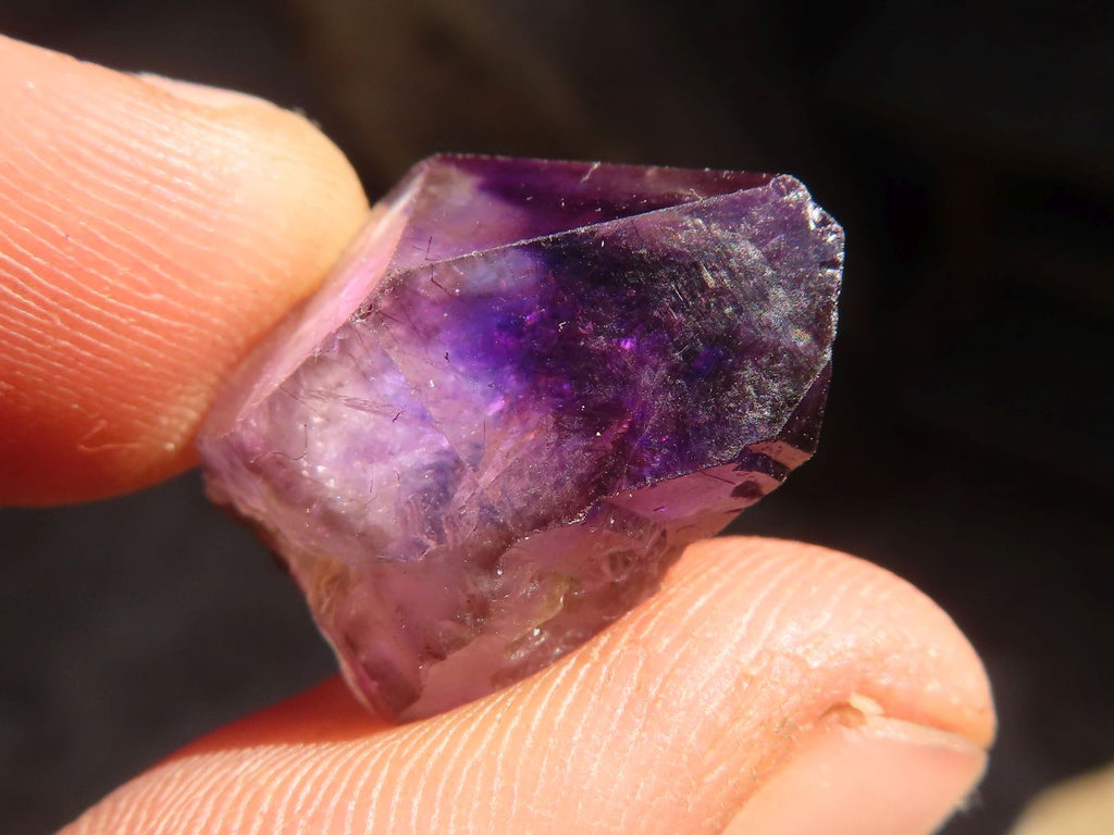 Natural Small Chiredzi Amethyst / Smokey Quartz Crystals - sold per 500g - From Chiredzi, Zimbabwe - Toprock Gemstones and Minerals 