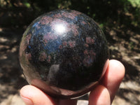 Polished Sparkling Blue Iolite / Water Sapphire Spheres  x 4 From Madagascar - TopRock