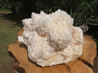 Natural Massive White Phantom Castle Quartz Cluster x 1 From Ivato, Madagascar - TopRock