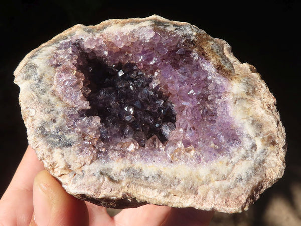 Natural Amethyst & Crystal Centred Geodes  x 12 From Zululand, South Africa - TopRock
