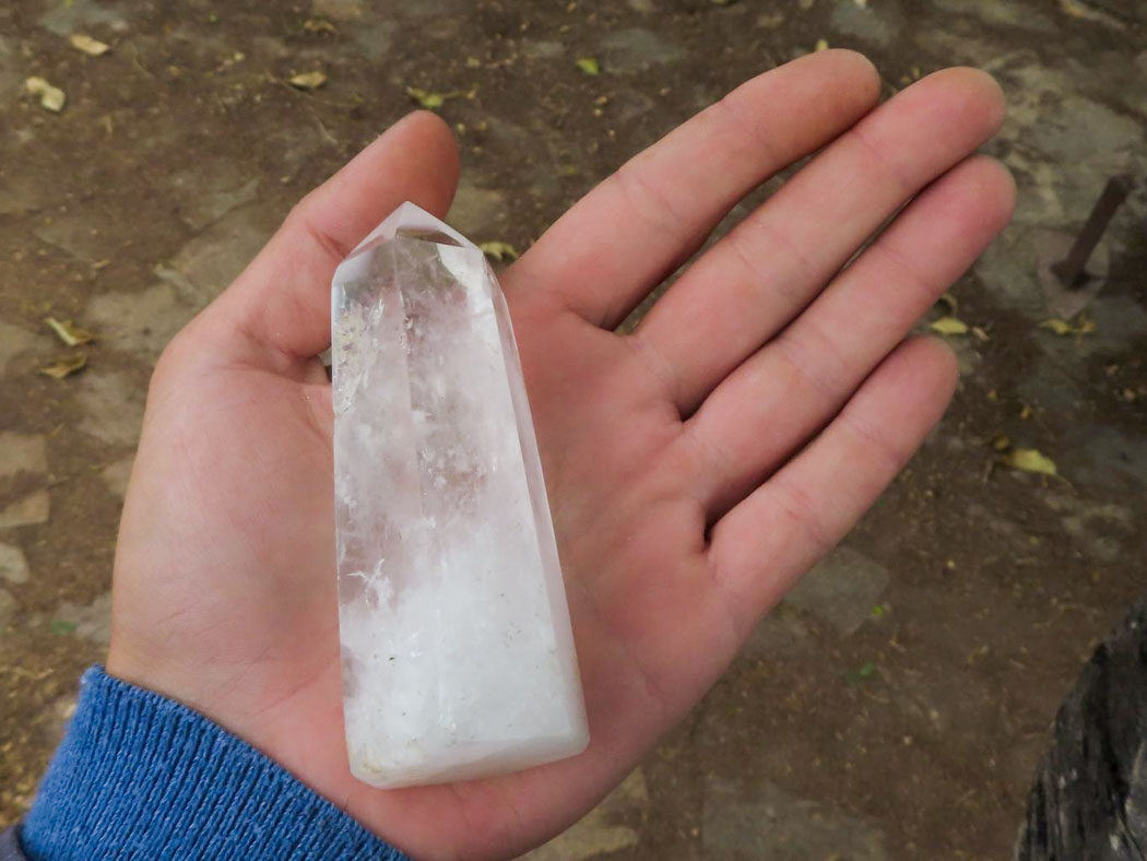 Polished Selection Of Smokey & Clear Quartz Points  x 6 From Madagascar - TopRock